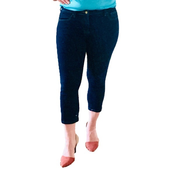 Michael Kors Denim - Michael Kors skinny navy capri pants